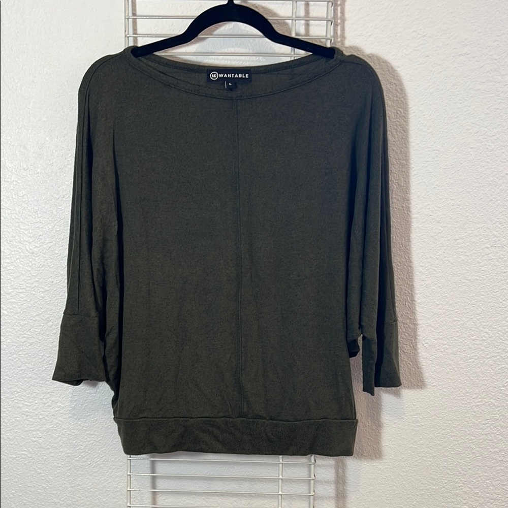 Wantable Olive Green Top